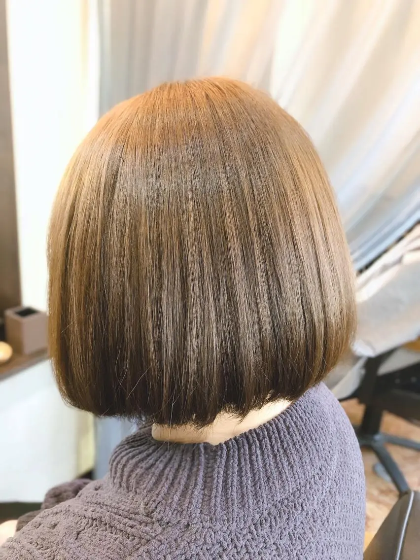 ショート 髪質改善 縮毛矯正 カット 縮毛矯正 トリートメント 菊池 貢平のヘアスタイル