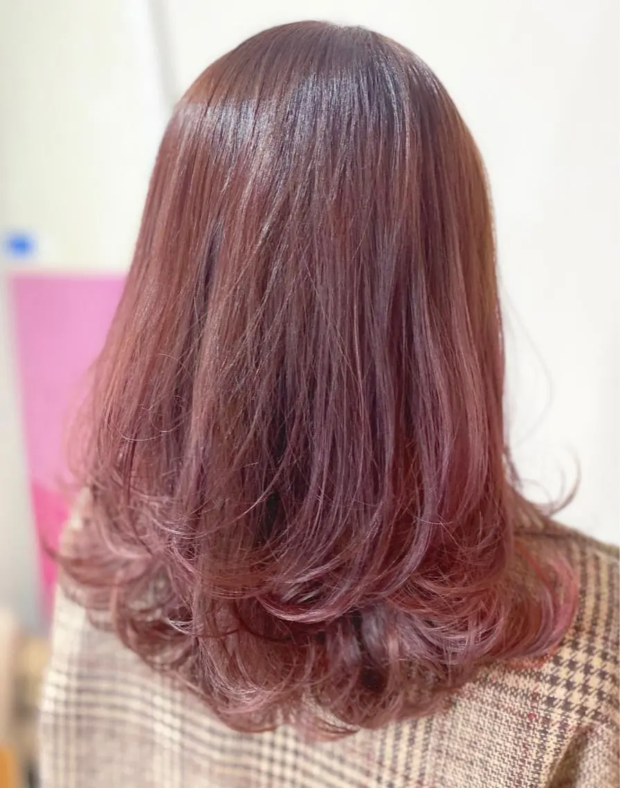 ミディアム カラー 新店舗🌟美髪矯正 🌟三塚有紀子のヘアスタイル