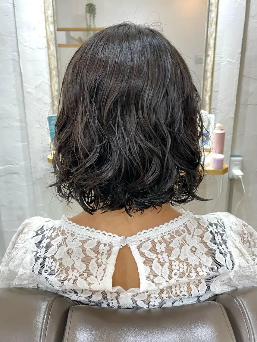 ショート パーマ 髪質改善 縮毛矯正/ レイヤー/銀座/本木のヘアスタイル