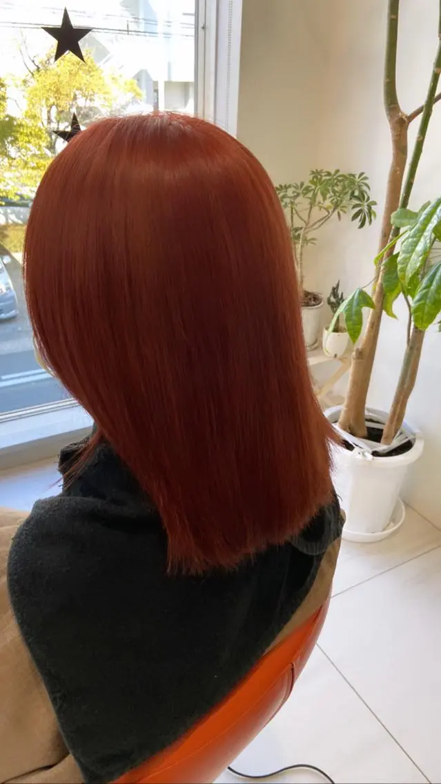 ミディアム ヘアカラー 浅野 匠のヘアスタイル