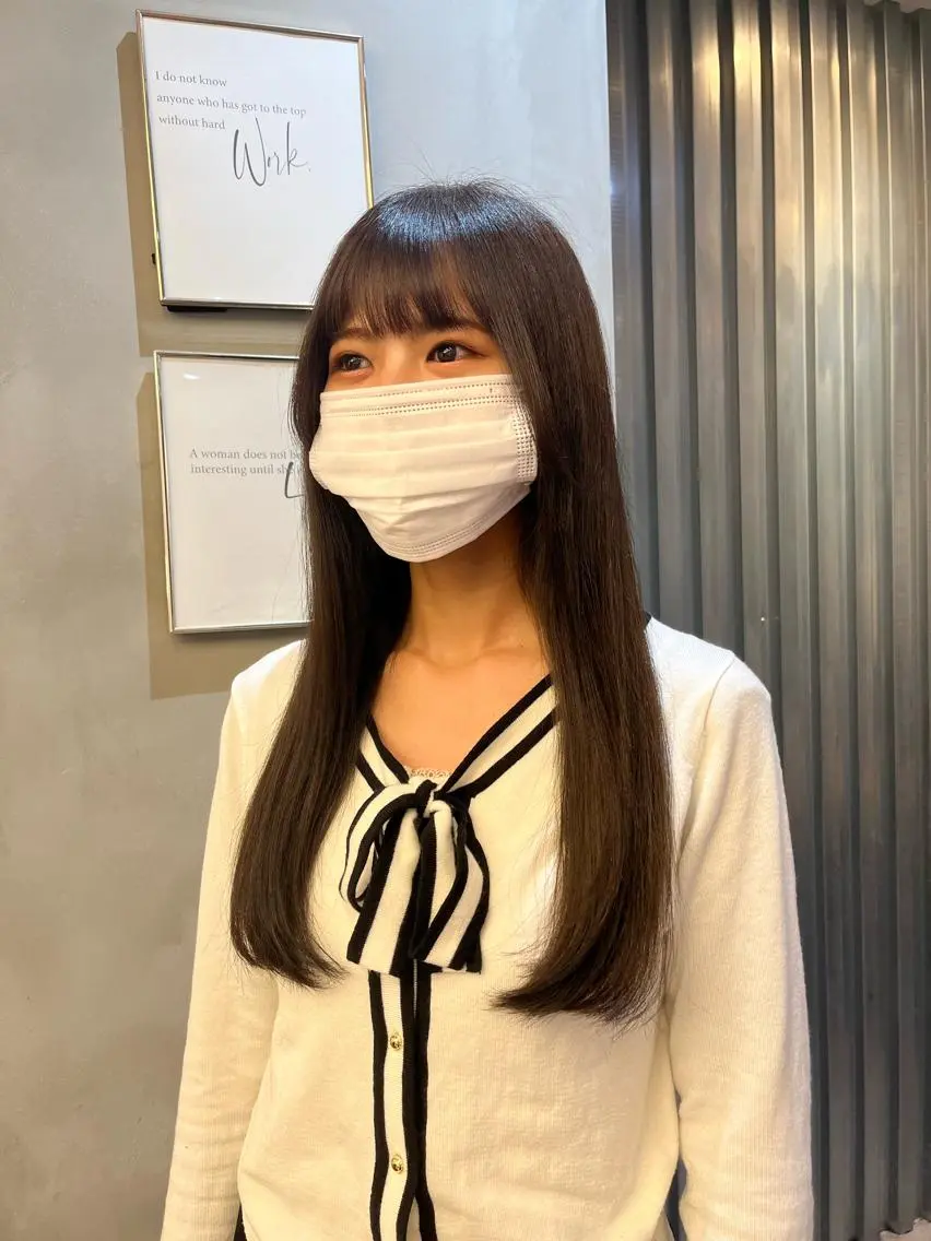 ロング カラー トリートメント 渋谷で叶う美髪❤ ◎NATSUKI🤍のヘアスタイル