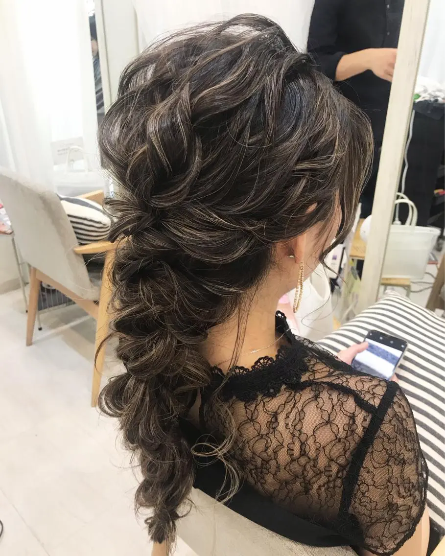 ロング ヘアアレンジ 結婚式・ブライダル takebuchi harukaのヘアスタイル
