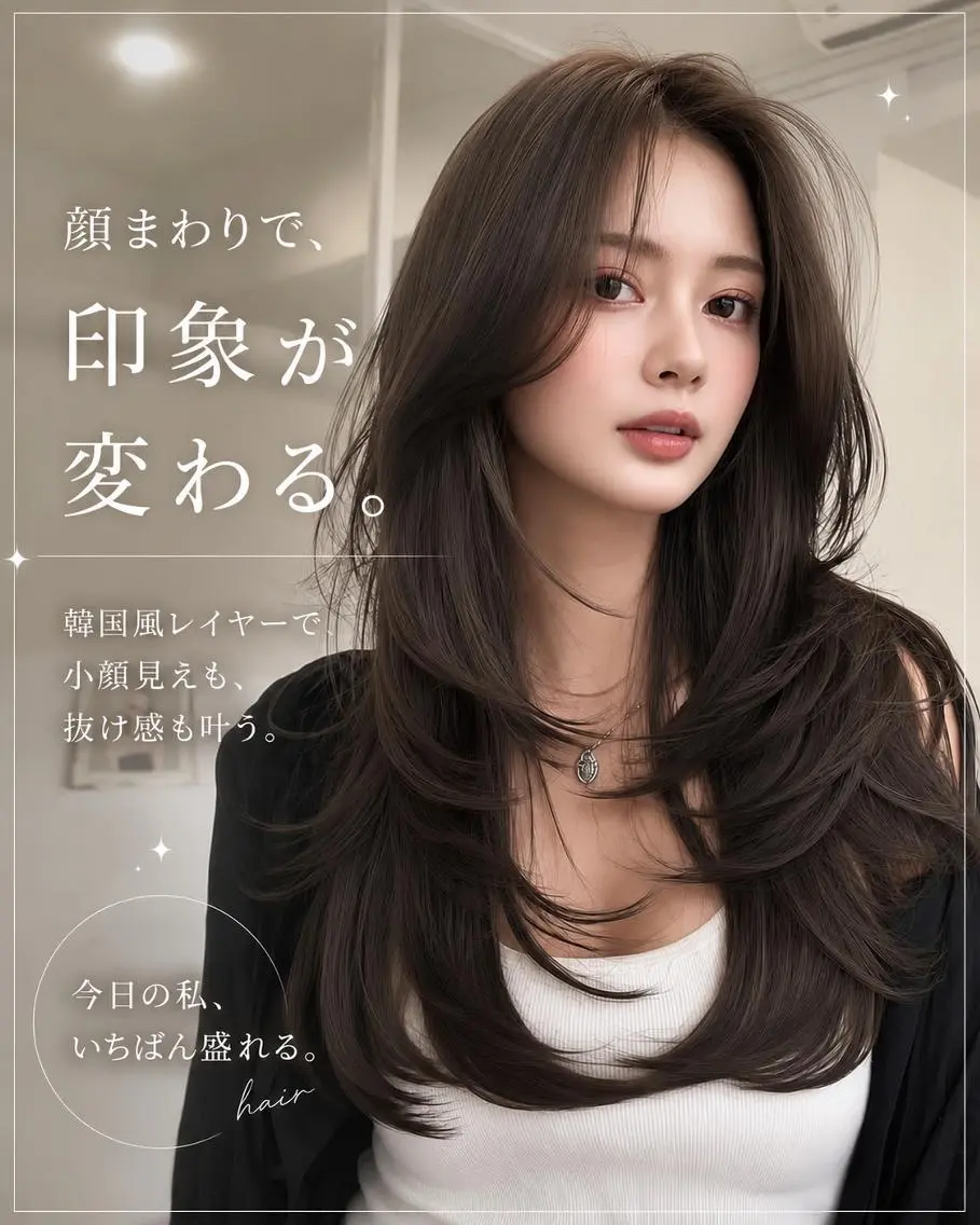 カラー ロング カット ヘアカラー FOCUS JAPAN🌙烏丸のヘアスタイル