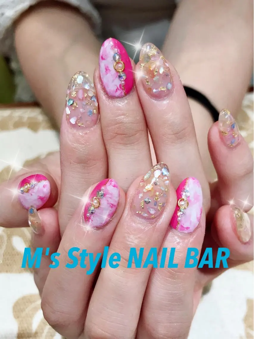 ネイル 持ち込み ハンドネイル M's Style NAIL BARのネイルデザイン