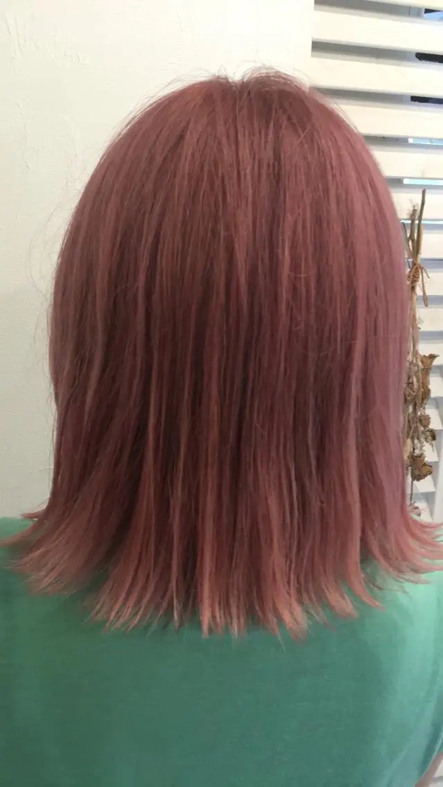 ミディアム ヘアカラー ヘッドスパ KEN ZOのヘアスタイル
