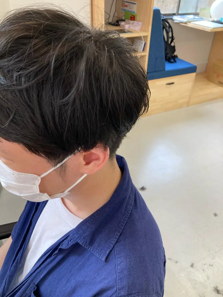 メンズ マッシュ 菅 未祐のヘアスタイル