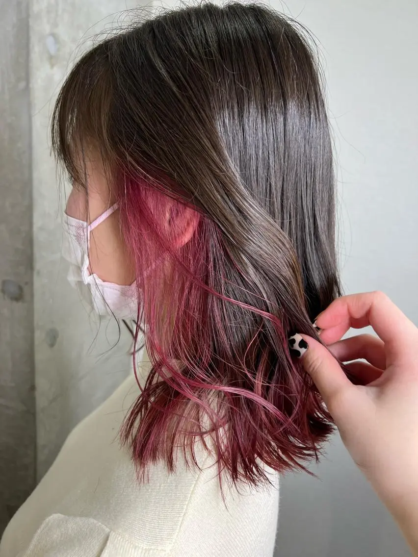 カラー グラデーションカラー インナーカラー .sirohair momoka🫧のヘアスタイル