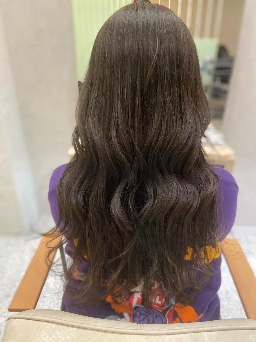 ロング カラー 永井 亮のヘアスタイル