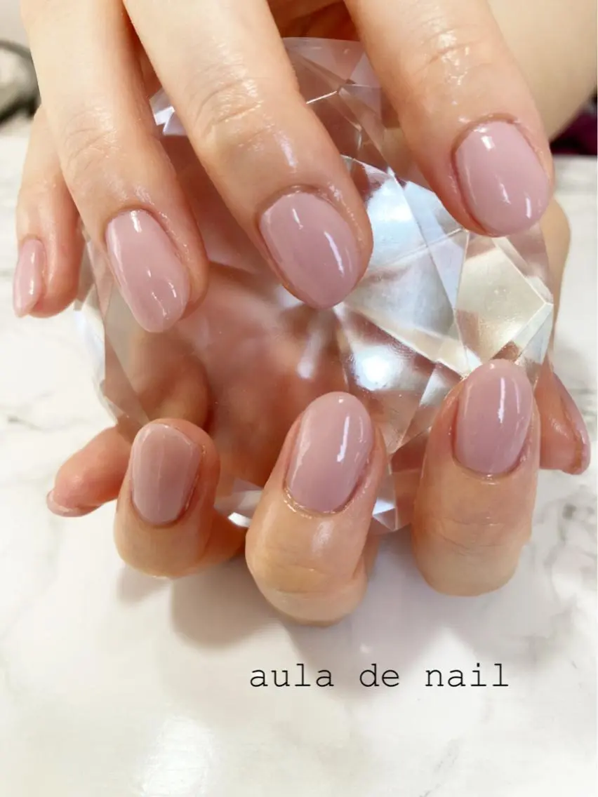 ネイル ワンカラーネイル auladenail アウラデネイルのネイルデザイン