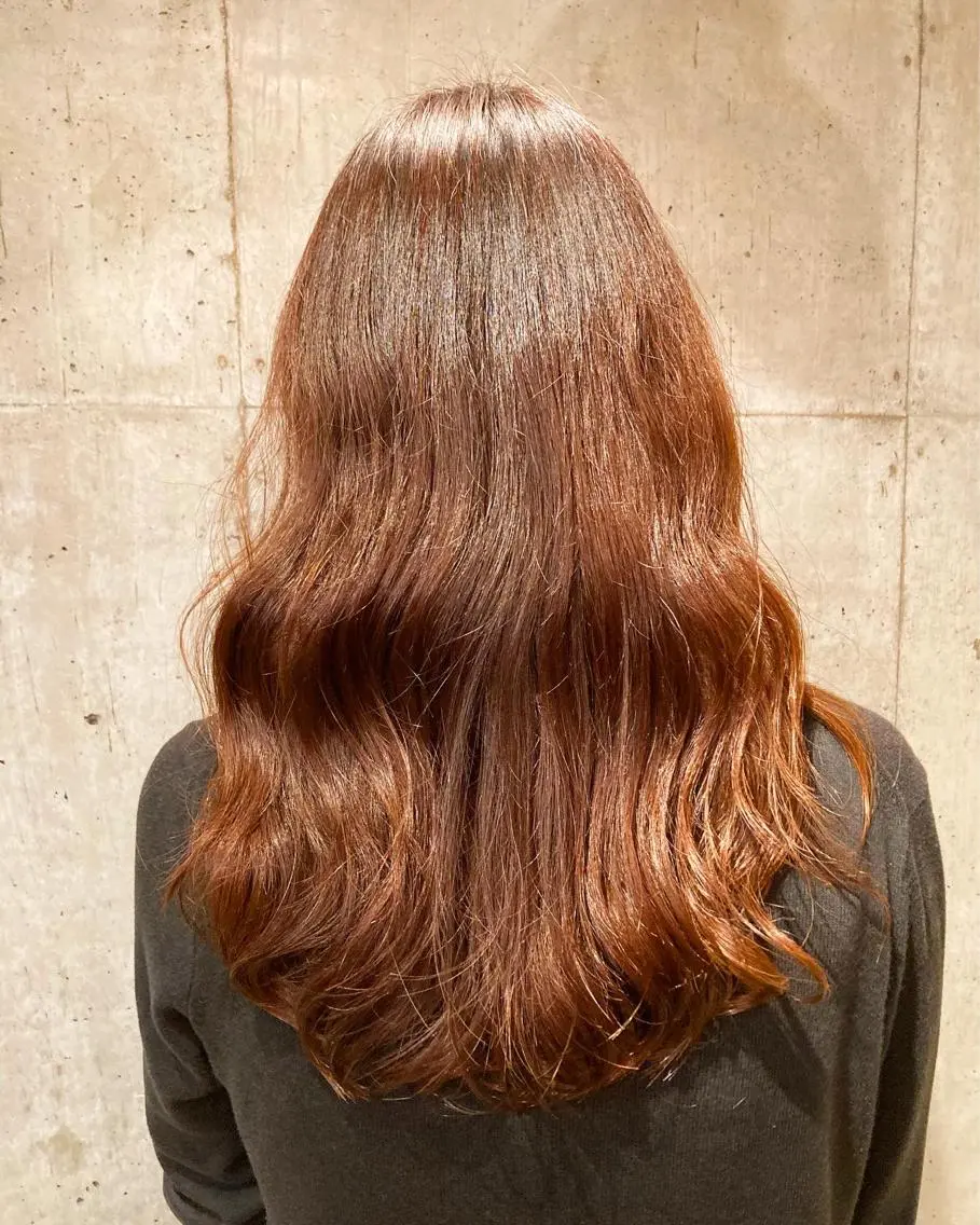 ロング パーマ 韓国風ヘア ロング ✂︎岡根 京花✂︎のヘアスタイル