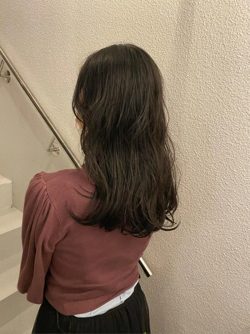 セミロング 小顔カット 🌿リョウカのヘアスタイル