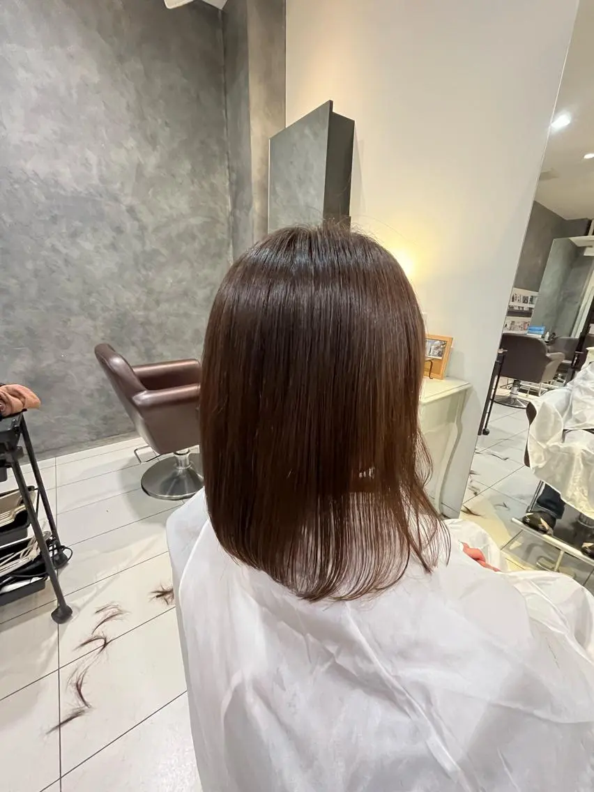 ミディアム 福本 聖海のヘアスタイル