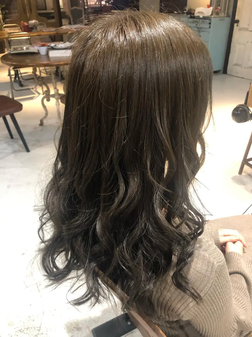 カラー ヘアアレンジ ヘアカラー トリートメント ヘアセット TOKI /透明感/原宿のヘアスタイル