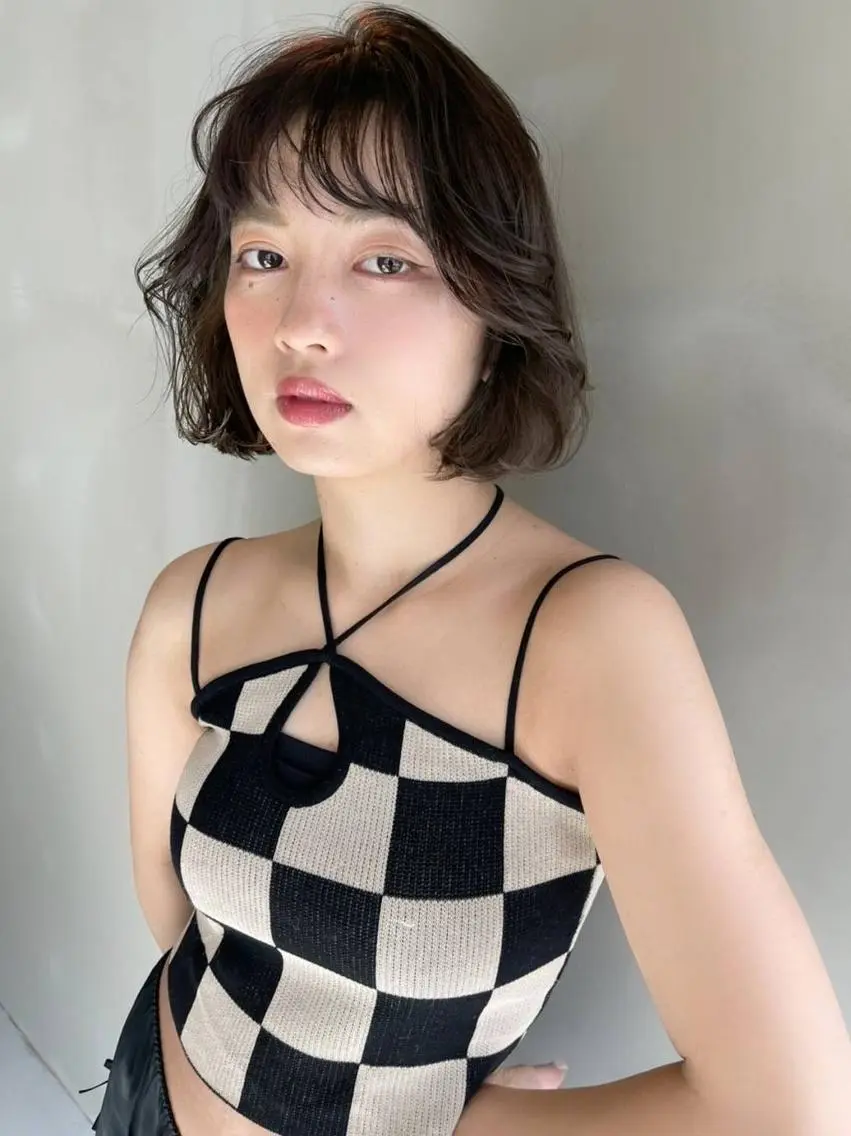 ショート 透明感カラー/ レイヤー/REIKAのヘアスタイル
