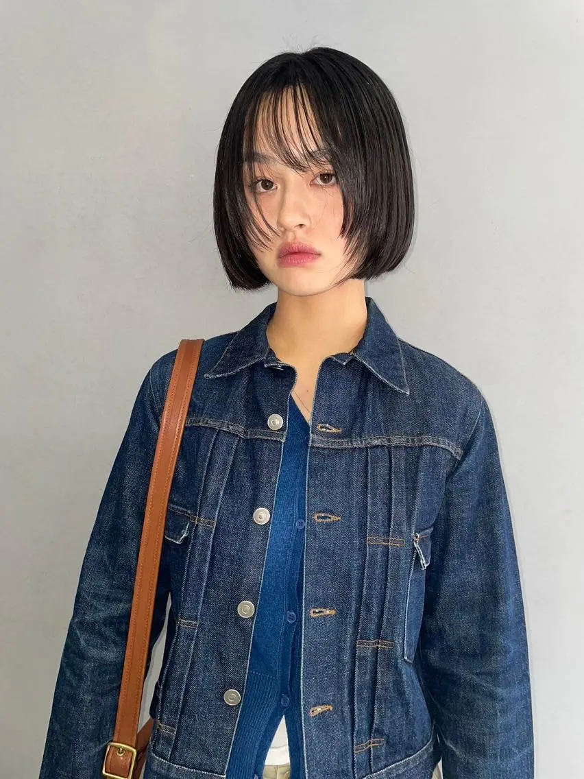 ショート パーマ カラー ショートボブ アディクシーカラー ブリーチ ケアブリーチ デザインカラー CEINE＋ officialのヘアスタイル