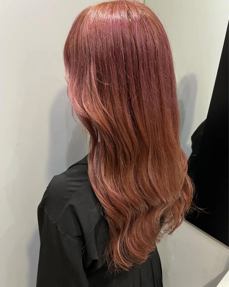 セミロング カラー 女性リピ90%🍨 🩷佐藤みずきのヘアスタイル