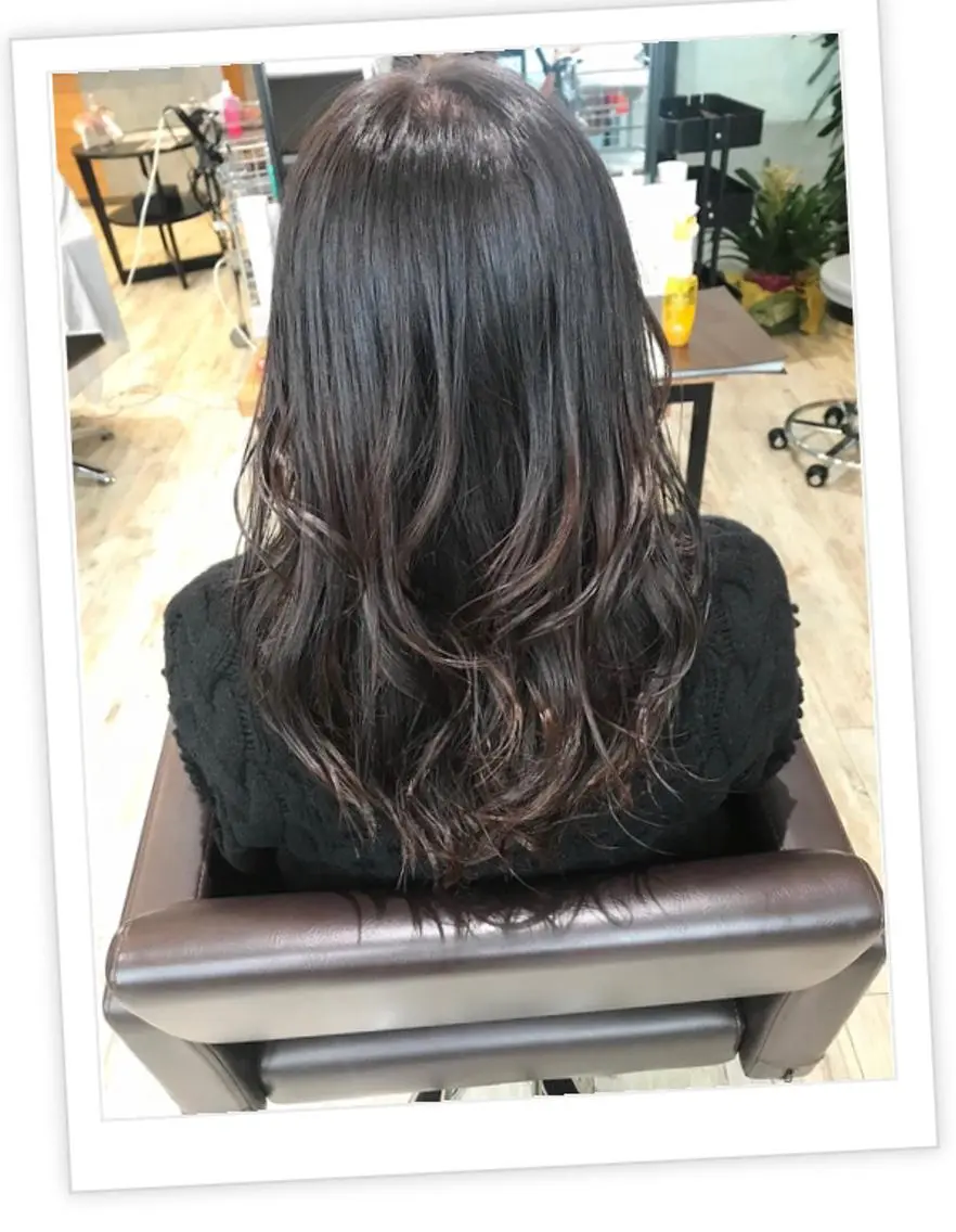 ロング カラー パーマ ヘアアレンジ メンズ キッズ ネイル マツエク・マツパ カット ヘアカラー トリートメント EnBlesS西宮 マンツーマン神道有基のヘアスタイル