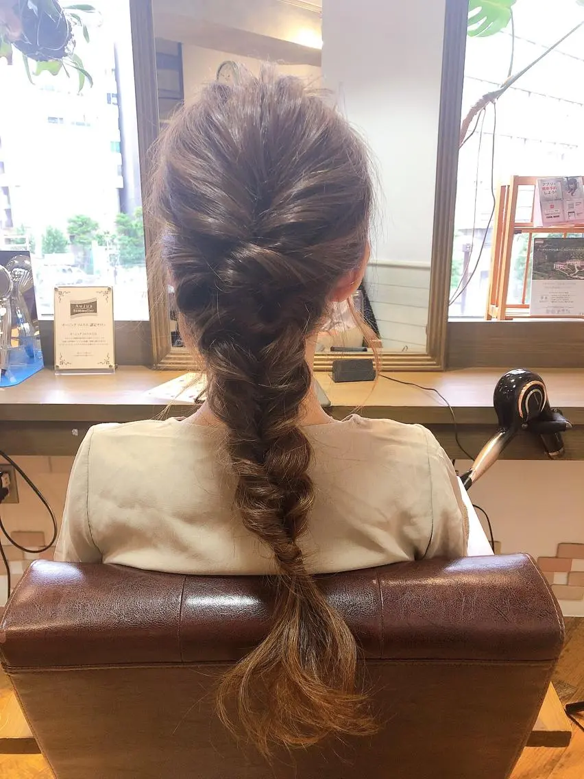 ロング ヘアアレンジ 💖透明感カラー💖 mayukoのヘアスタイル