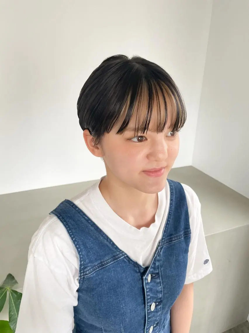 ショート カラー インナーカラー ショートヘア ワイドバング ヘアカラー Takuma Suzuki中目黒のヘアスタイル