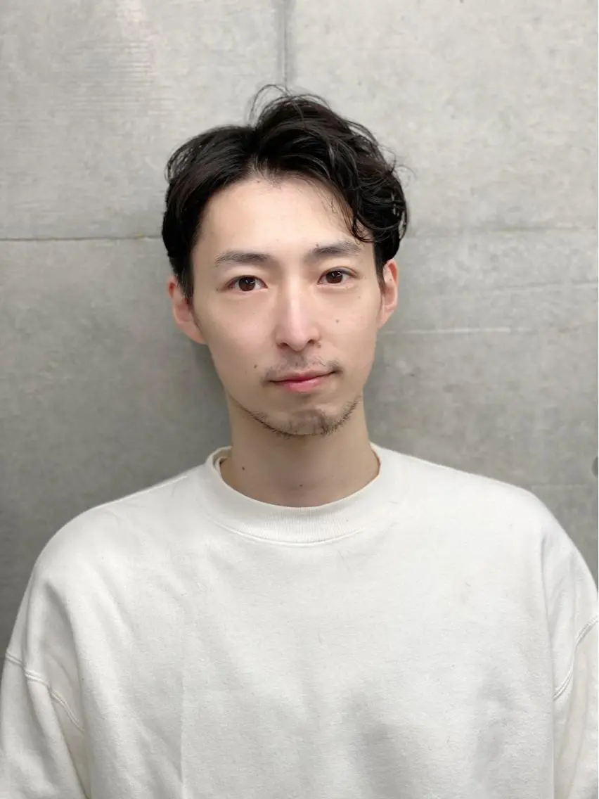 ショート メンズ メンズパーマ 原宿アンリ 山下卓也のヘアスタイル