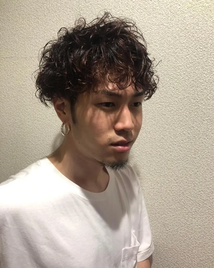 パーマ メンズ メンズパーマ 髪質改善No.1🍀 🍀銀座🍀矢尾板のヘアスタイル