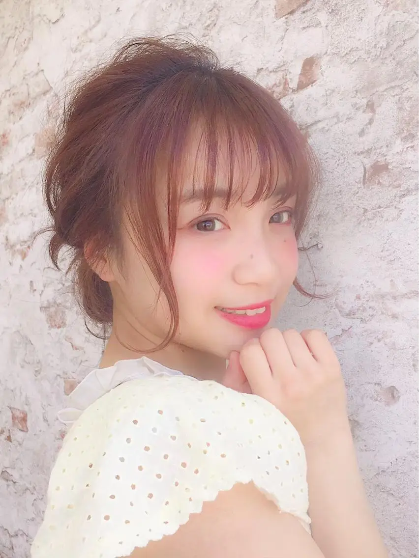ミディアム カラー ヘアアレンジ Watai 艶髪 當間 大知のヘアスタイル