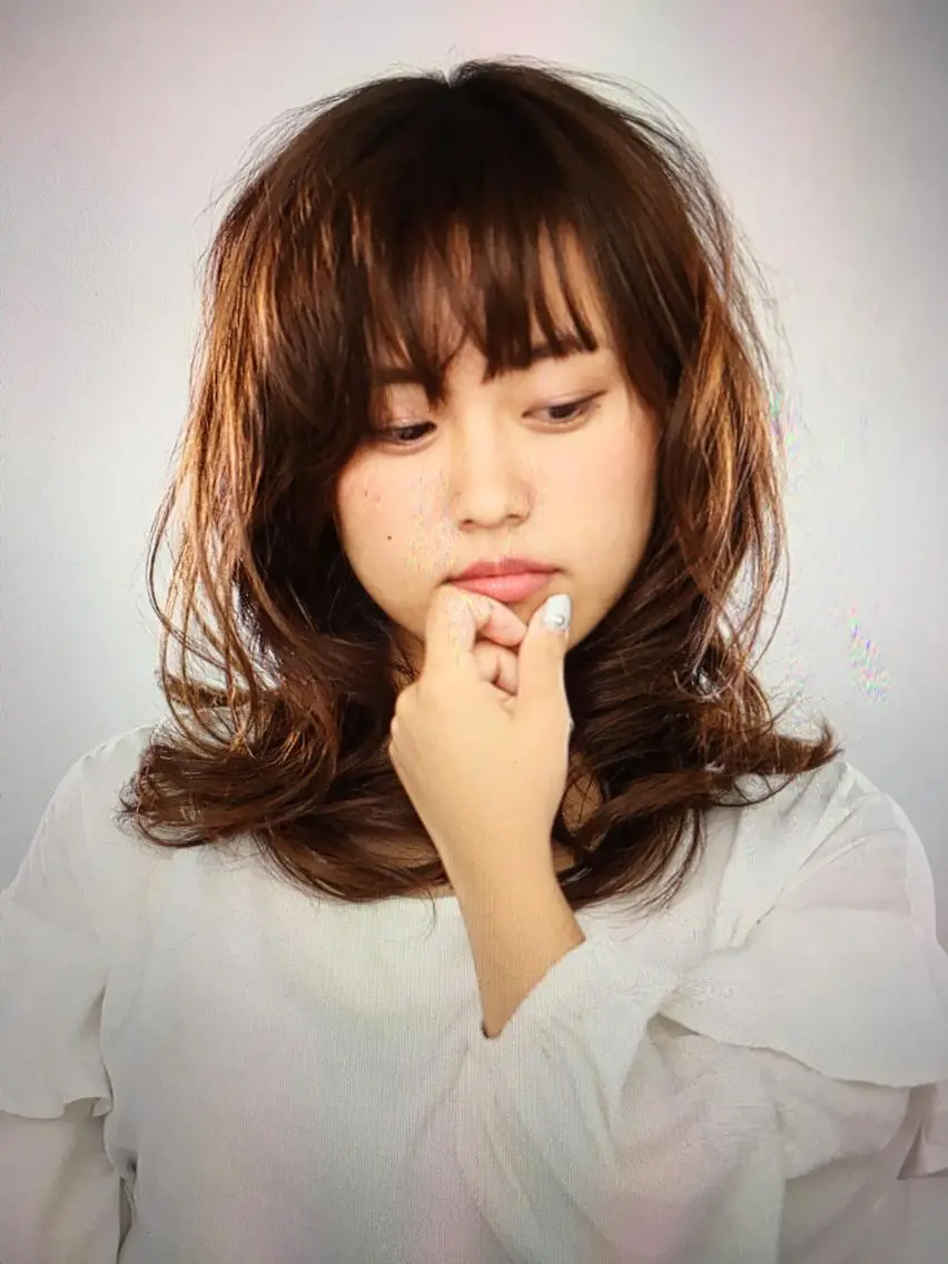 ミディアム カラー hair salon　k2のヘアスタイル