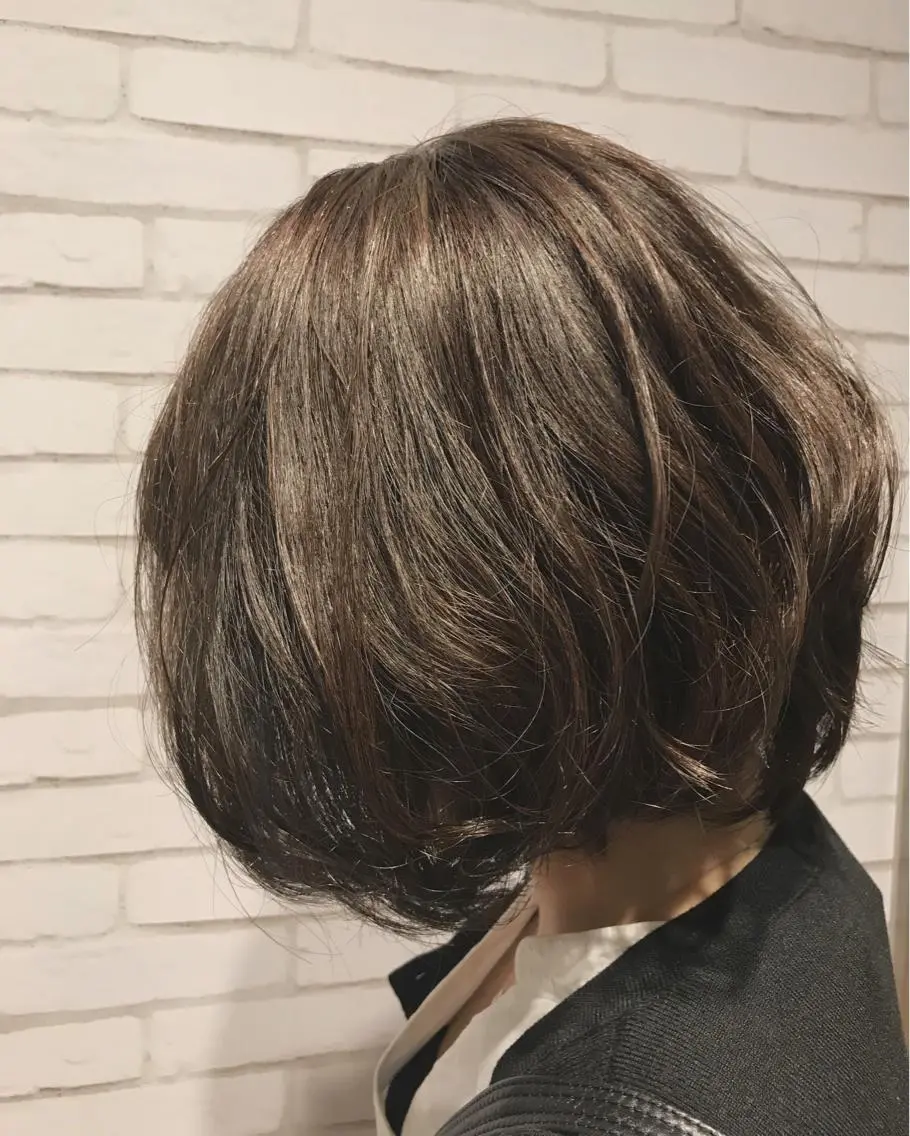 ショート カラー ショートボブ ボブ ショートヘア 中川 拓弥のヘアスタイル