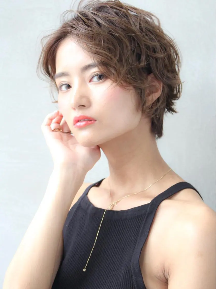 ショート カラー カット ヘアカラー トリートメント 🉐レイヤー/塩見 弘樹🉐渋谷のヘアスタイル