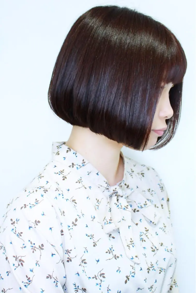 ミディアム カラー ボブ 似合わせカット ⭐️バッサリカット モデル募集⭐️佐野のヘアスタイル