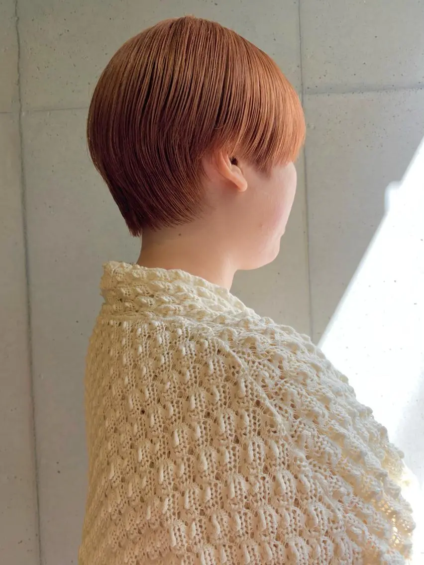 ショート カラー カット ヘアカラー トリートメント 似合わせウルフ/ レイヤー/山本祐輔のヘアスタイル