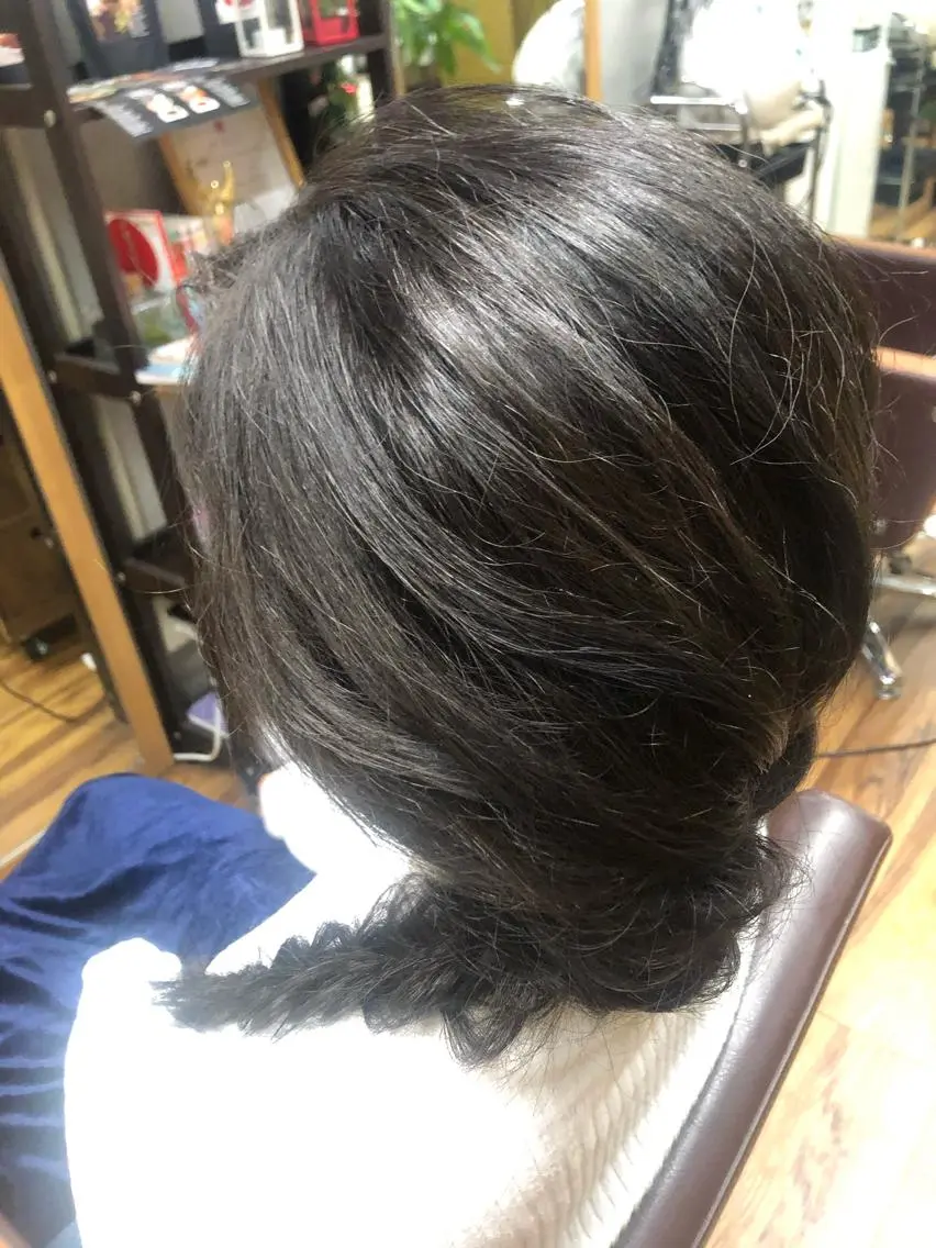 ミディアム カラー アディクシーカラー 後藤 健史のヘアスタイル