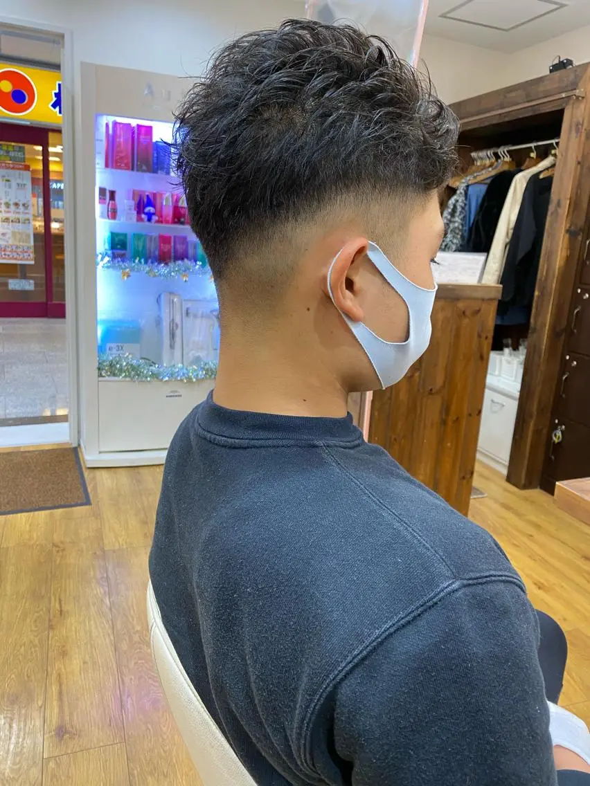 ショート メンズ 原田 涼矢のヘアスタイル