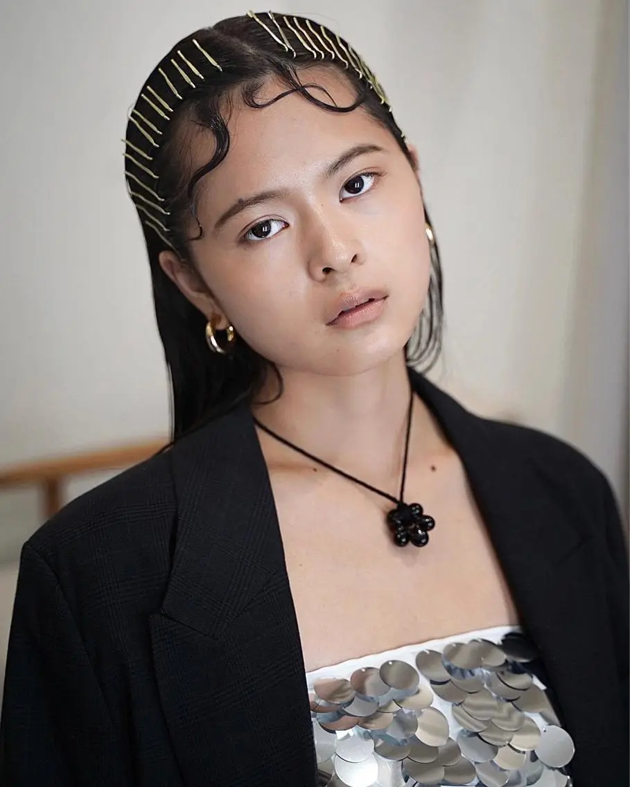ロング カラー ヘアアレンジ マツエク・マツパ アイブロウ shoji༄ mikuのヘアスタイル