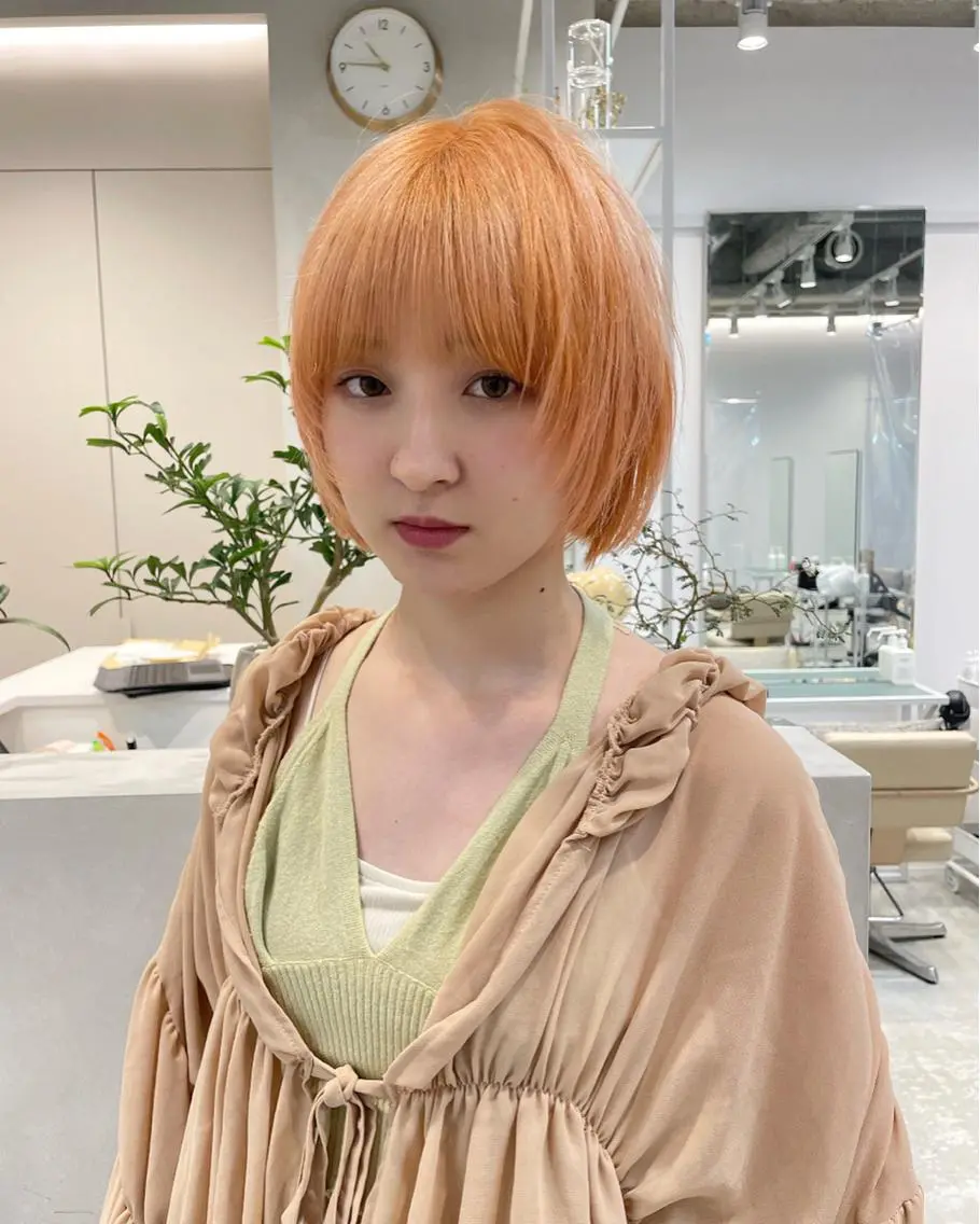ショート 🫧艶ハイトーン 特化🫧ライヤのヘアスタイル