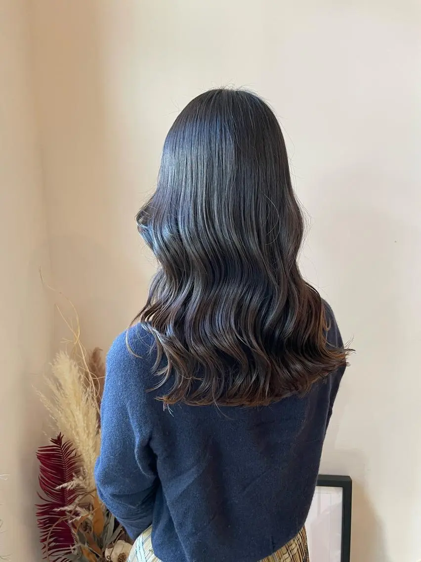 ロング カラー 林 慧悟のヘアスタイル