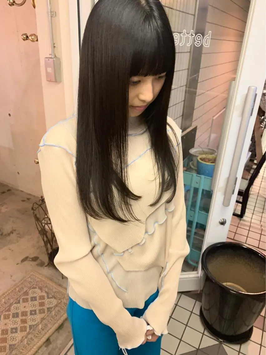 ロング ロング トリートメント パーマ美容師 hanaのヘアスタイル