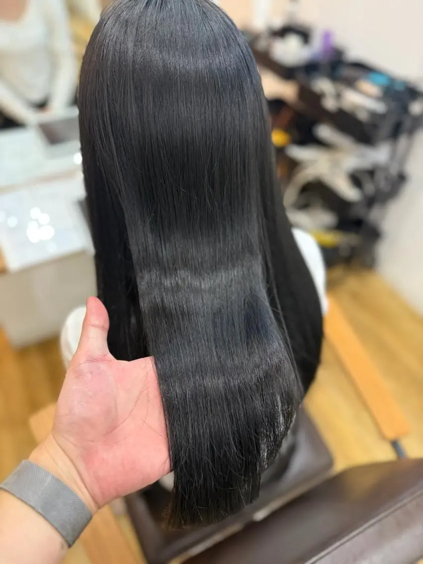 ロング カット 縮毛矯正 トリートメント 髪質改善・縮毛矯正 💎ASUKAのヘアスタイル