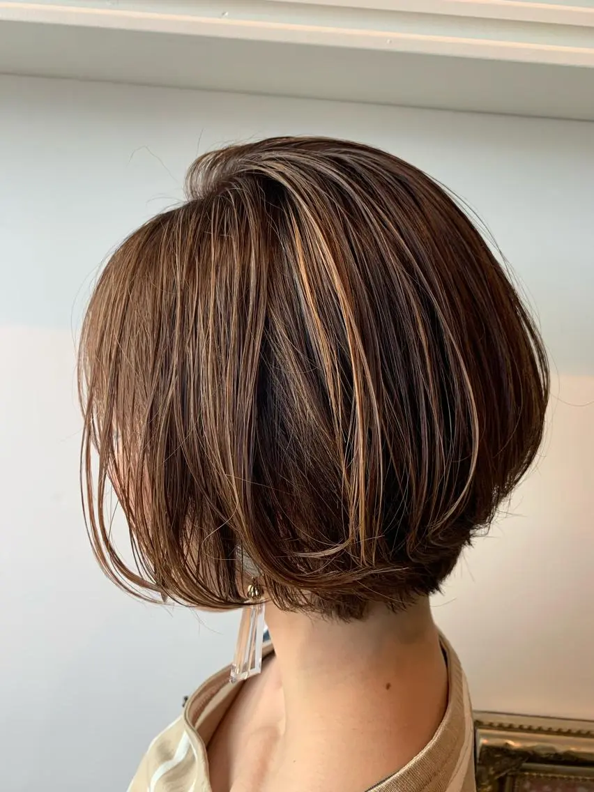 ショート ハイライト ヘアカラー トリートメント ヘッドスパ ヘアセット 大宮/山口 竣也のヘアスタイル