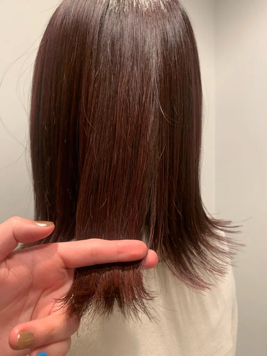 カラー 小沼采唯👧🏼 海好きオヌちゃんのヘアスタイル