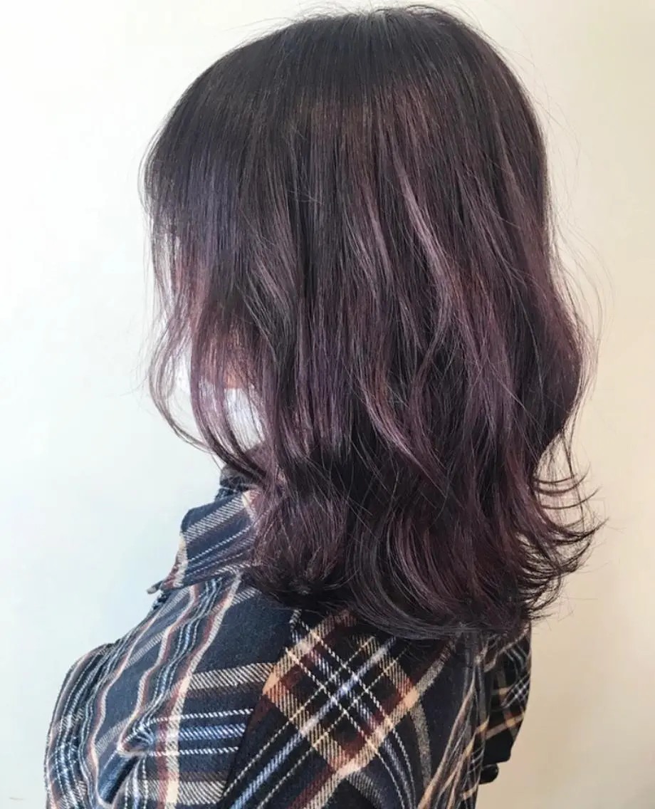 ミディアム カラー ラベンダーカラー mayo 🐄🌈のヘアスタイル