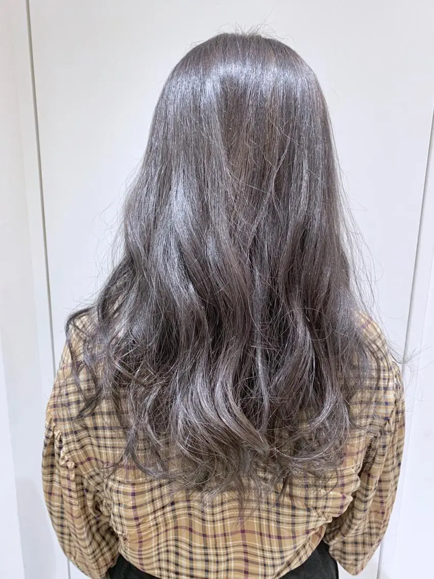 ロング カラー パーマ ヘアアレンジ グレージュ ヘアカラー トリートメント 縮毛矯正/美髪 髪質改善/石田幸輔のヘアスタイル