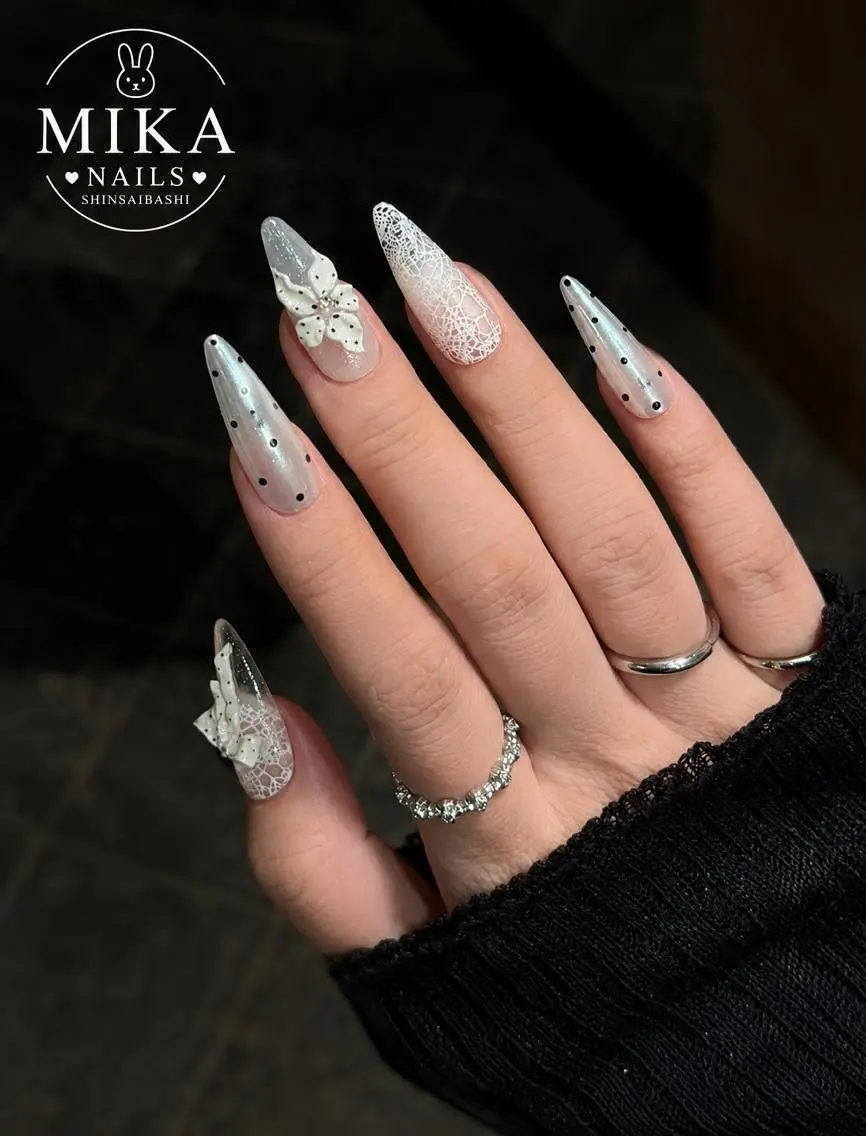 ネイル アートネイル チークネイル ドット フットネイル フレンチネイル ハンドネイル Mika Nailsのネイルデザイン