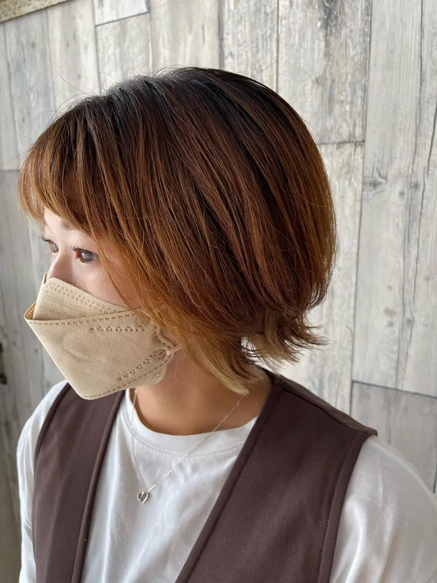ショート 岩下 侑里のヘアスタイル
