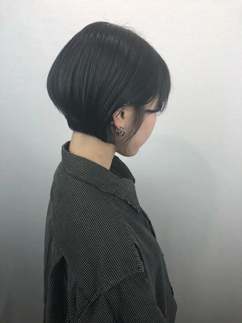 ショート カラー ショートボブ ブルーカラー ボブ ショートヘア 🤍2nd🤍田所 美希のヘアスタイル