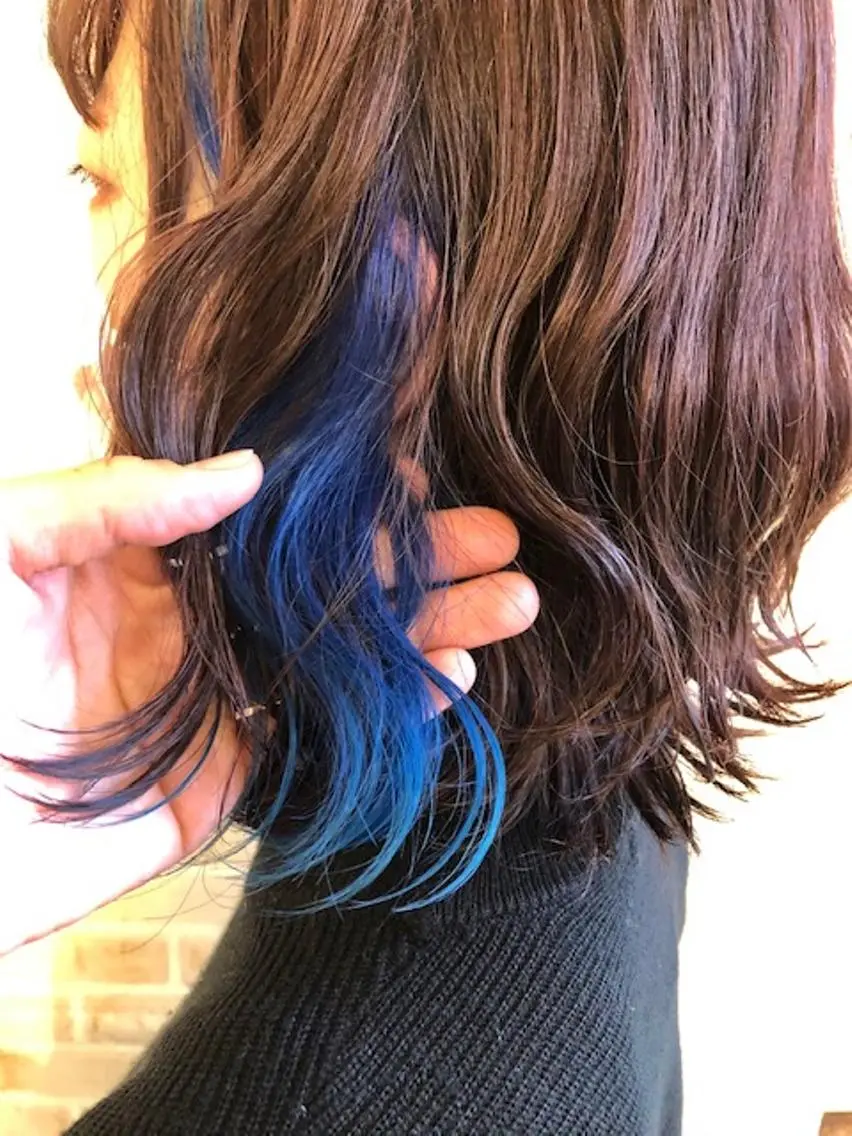 ミディアム カラー インナーカラー 東中野🥇美容室 FLOW東中野店のヘアスタイル