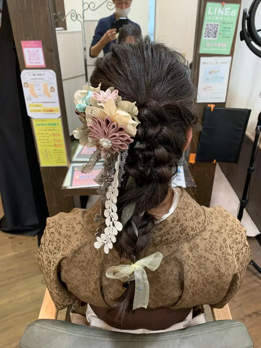 セミロング カット ヘアカラー トリートメント 中野  淳のヘアスタイル