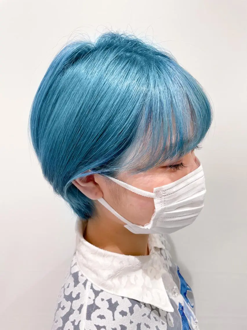 ショート カラー ハイトーン特化 川井優汰のヘアスタイル