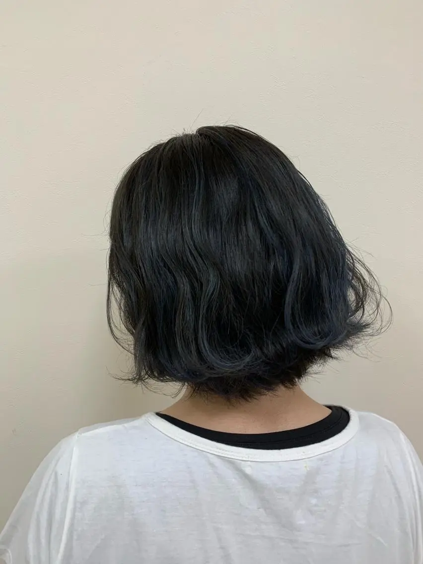 ショート カラー ブルーカラー ブルージュ ハイライトカラー ハイライト 髪質改善特化 サロン✨代表HIROのヘアスタイル