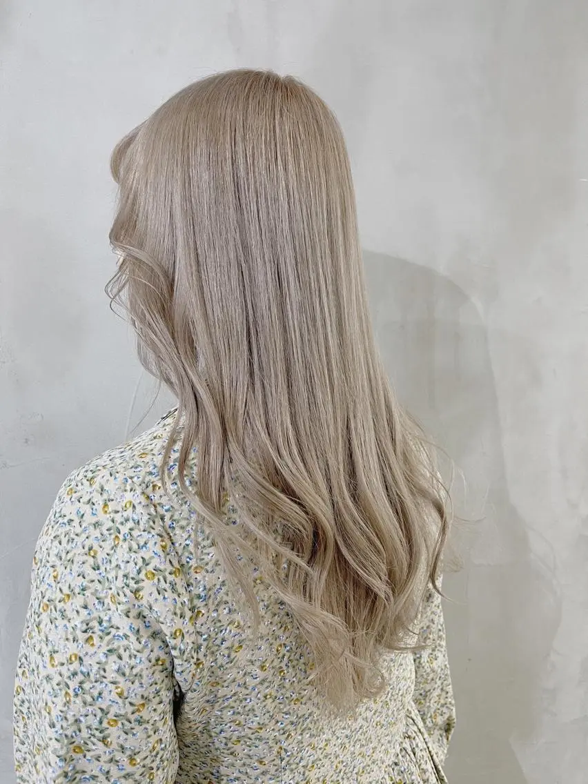 ロング カラー ヘアカラー トリートメント ハッシュカット/ハイ トーン/HIROKIのヘアスタイル